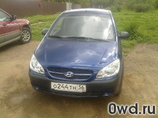 Битый автомобиль Hyundai Getz